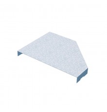 Крышка переходника левая KPD300-500мм  KPD300-500-L  КМ-профиль