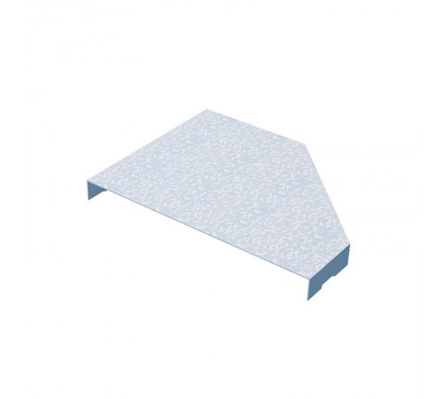 Крышка переходника левая KPD400-500мм  KPD400-500-L  КМ-профиль