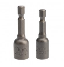 Ключ-насадка магнитная 1/4" 8х48 мм + 10х48 мм (2 шт./уп.)  KR-92-0402-2  Kranz