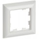 BRITE Рамка 1-ая РУ-1-Бр белый/белый  BR-M12-12-K01  IEK