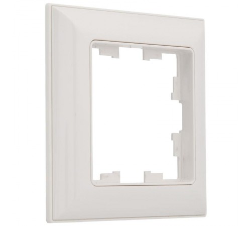 BRITE Рамка 1-ая РУ-1-Бр белый/белый  BR-M12-12-K01  IEK