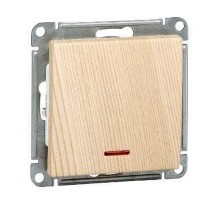 W59 Сосна Выключатель 1-кл с подсветкой 10АХ  VS110-153-7-86  SE