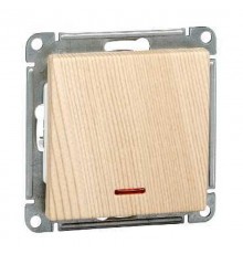 W59 Сосна Выключатель 1-кл с подсветкой 10АХ  VS110-153-7-86  SE