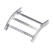 Угол лестничный вертикальный внешний 45 градусов 200х300, R600, цинк-ламельный  ULOC623ZL  DKC