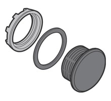 Заглушка пластик. для постов MEP  1SFA611920R8130  ABB