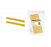 Маркер наборный - символ "4" желтый 1,5 мм2 (150 шт.)   SQ0534-0005  TDM