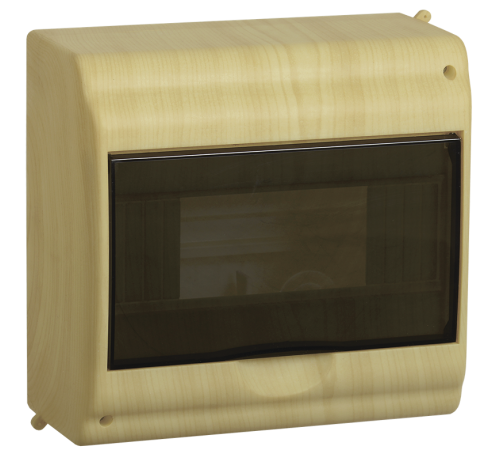 Корпус пластиковый навесной на 9 модулей КМПн 2/9-2 180х188х96мм IP31 сосна с прозрачной крышкой KREPTA 3  MKP42-N-09-31-02-S  IEK