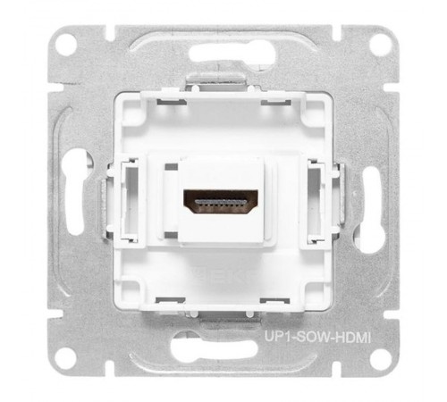 Механизм розетки HDMI, белый Эпика EKF  UP1-SOW-HDMI  EKF