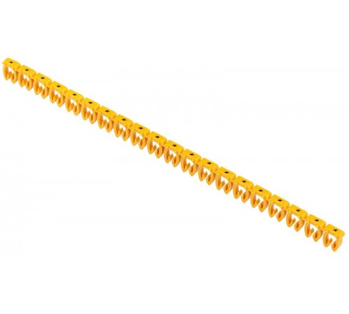 Маркер откр. тип KE 4-6мм2 символ "Зазем." (200шт)   UMK-KE3-12  IEK