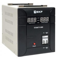 Стабилизатор напряжения электронный напольного исполнения TITAN -ТF-3000  stab-TF-3000 EKF