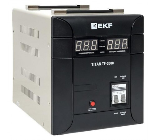 Стабилизатор напряжения электронный напольного исполнения TITAN -ТF-3000  stab-TF-3000 EKF