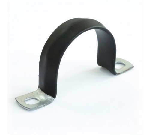 Скоба металлическая двухлапковая с полимерным покрытием СМД-П d38-40 мм (50 шт/уп)  PR08.6020  Промрукав