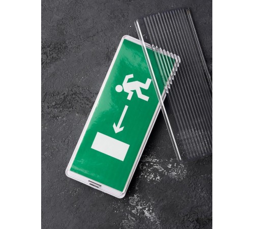 Пиктограмма "Направление налево" 320х120мм (для EXIT, SAFEWAY-40)  pkal-01-03  EKF