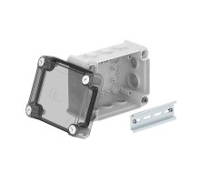 Коробка распределительная T100, 150x116x67 мм, высокая прозрачная крышка (T 100 HD TR)  2007752  OBO Bettermann