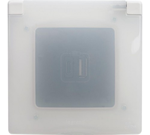 Etika Белый Рамка 1-ая IP44  672550  Legrand