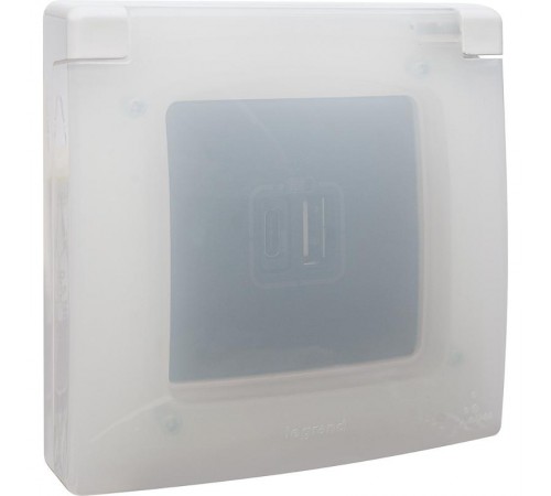 Etika Белый Рамка 1-ая IP44  672550  Legrand