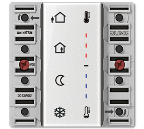 KNX модуль для регулятора, 2 группы  A5178TSM  Jung
