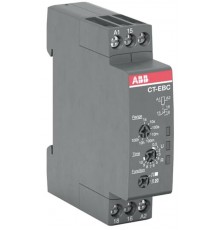 Реле времени CT-EBC.12 компактное (мигание при включ./отключ.) 24-240В AC, 24-48В DC (7 диапазонов времени 0,05с...100ч) 1ПК  1SVR508150R0000  ABB