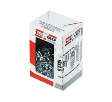 Саморезы универсальные 10х2,5 мм (500 шт) оцинкованные - коробка с окном ( 0,149 кг)  102155  Tech-KREP