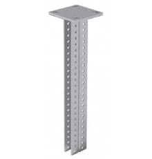(Снято с производства) Стойка потолочная сварная двойная для средних нагрузок 1080 мм, толщ. 3,0 мм, гор. цинк  СПСДСН-1080-3,0-ГЦ  OSTEC