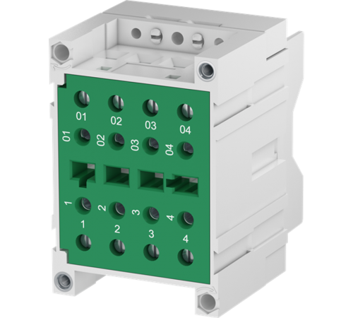 Блок CC-D-VA Клеммный для токовых цепей, контакт до разрыва, полуутопленный монтаж, зажим под болт  1SNA166738R0100  TE