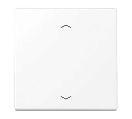 Клавиша для балансирных выключателей с символами "стрелки"; дюропласт; белый матовый  LS990PWWM  Jung