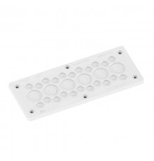 Мембранный кабельный ввод, EPDM, IP66, t эксп. -70..+90, ШхВ 216х89 мм, 22x2,0-13,5 мм, 6x2,0-27,5 мм  R5MMB1  DKC