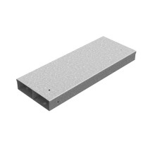 Кабельный короб двухканальный 190х48х3000 (1,2 мм)  ККД-190х48х3000  Ostec