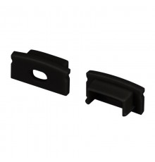 Заглушка LINE-1708 BLACK с отверстием (Arlight, Пластик)  040315  Arlight