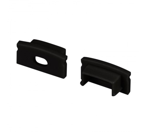 Заглушка LINE-1708 BLACK с отверстием (Arlight, Пластик)  040315  Arlight