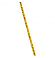 Маркер Duplix - чёрная маркировка на желтом фоне - заглавная буква C  038412  Legrand