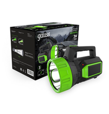 Фонарь прожекторный светодиодный GFL604 3W 150lm lead acid 900mAh LED 1/10/40  GF604  Gauss