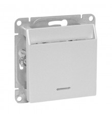 Механизм выключателя, карточный, с подсветкой, алюминий Эпика EKF  UP1-SWA-card  EKF