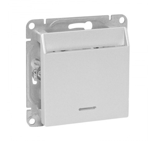 Механизм выключателя, карточный, с подсветкой, алюминий Эпика EKF  UP1-SWA-card  EKF