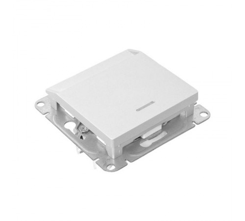 Механизм выключателя, карточный, с подсветкой, алюминий Эпика EKF  UP1-SWA-card  EKF