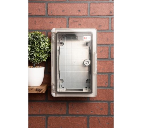 Щит пластиковый с монтажной платой прозрачная дверь (ВхШхГ) 300х200х130мм IP65 PROxima  PBT65MP001  EKF