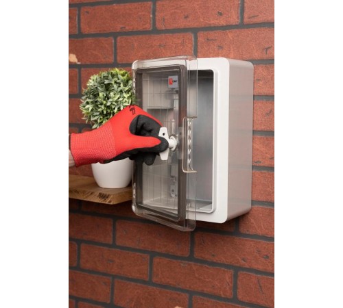 Щит пластиковый с монтажной платой прозрачная дверь (ВхШхГ) 300х200х130мм IP65 PROxima  PBT65MP001  EKF