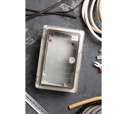 Щит пластиковый с монтажной платой прозрачная дверь (ВхШхГ) 300х200х130мм IP65 PROxima  PBT65MP001  EKF