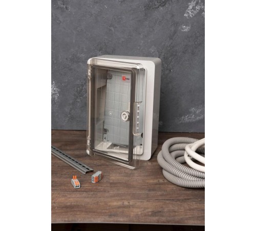 Щит пластиковый с монтажной платой прозрачная дверь (ВхШхГ) 300х200х130мм IP65 PROxima  PBT65MP001  EKF