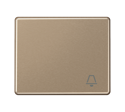 Клавиша для выключателя с символом "звонок"; золотая бронза  SL590KGB  Jung