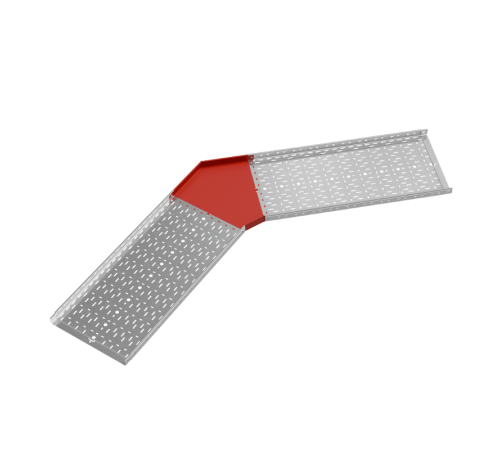 Угол горизонтальный 45 гр. 50х500 мм "ПЛЮС"  GLplus45-50-500   КМ-профиль