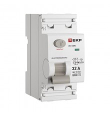 Выключатель дифференциального тока ВД-100N 2P 32А 10мА тип AC эл-мех 6кА PROXIMA EKF  E1026M3210  EKF