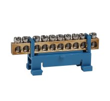 Шина нулевая тип Стойка OptiKit  BB-S-N-DIN-10-6х9 синий  277829  КЭАЗ