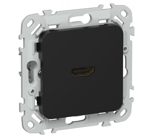 FLITE Розетка HDMI РШДМА-ФлЧ черный  FI-H10-K02  IEK