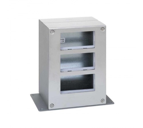 Simon CIMA 500 Башня двусторонняя на 3 модуля 500CIMA, 168х133х235,5мм, опора 133х221мм, сталь  52510223-036  Simon