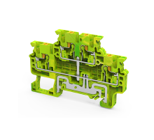 Клемма заземляющая push-in OptiClip CPDLG-2,5-2L-PE-I-S-(0,2-2,5)-PEN  331866  КЭАЗ