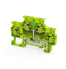 Клемма заземляющая push-in OptiClip CPDLG-2,5-2L-PE-I-S-(0,2-2,5)-PEN  331866  КЭАЗ