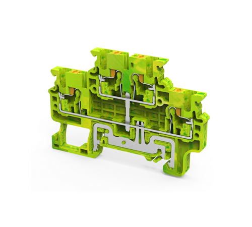 Клемма заземляющая push-in OptiClip CPDLG-2,5-2L-PE-I-S-(0,2-2,5)-PEN  331866  КЭАЗ