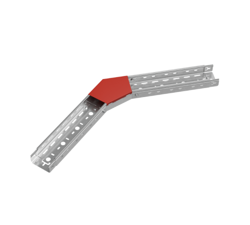 Крышка горизонт. угла 45 гр. 100 мм "ПЛЮС" HD  KGLplus45-100 HD   КМ-профиль