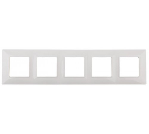 14-5005-01 ЭРА Рамка на 5 постов, Эра Elegance, белый  Б0034405  ЭРА